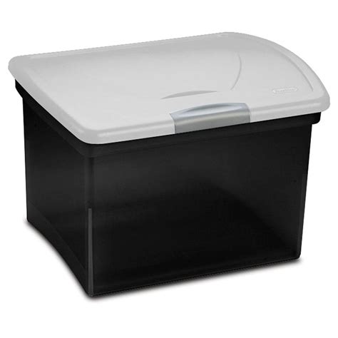 steri-file metal boxes|sterilite file box.